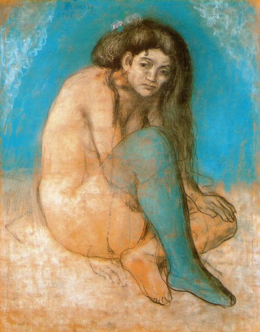 Picasso Seated female nude 1903
